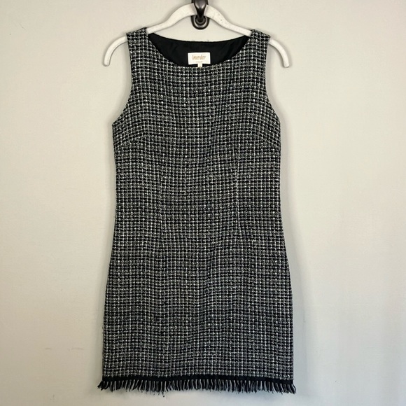 Laundry black and white tweed shift - Picture 3 of 11